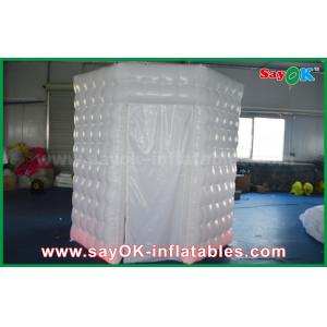 Inflatable Photo Booth Enclosure PVC Coated Inflatable Octagon Mobile Photo Booth Tent With LED Lighting