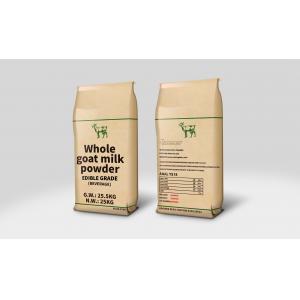 25kg Full Cream Whole Raw Goat Milk Powder Food Grade