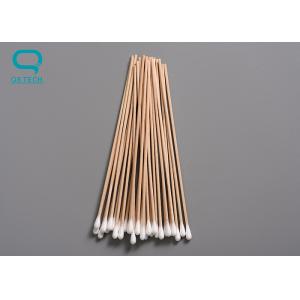 Thermally Bonded Foam Head Cotton Cleaning Swabs High Solvent Capacity