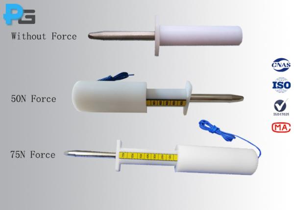 IEC61032 Standard Test Finger Probe with 0~50N Force for IP2X Testing and Long Lifespan