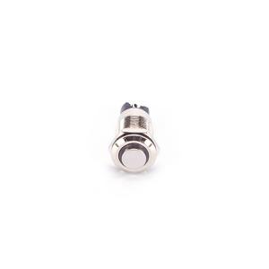 12mm Waterproof  Economical Key Switch 2 Pin IP65 Protection