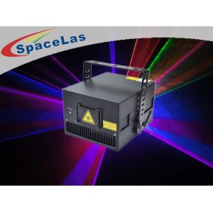 China 3 Watt RGB Full Color Laser Projector Graphic / Animation / Logo Show With ILDA Control supplier