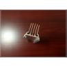 China LED Light Silvery 6063 T5 Industry Heat Sink Aluminum Profiles Length 560mm wholesale