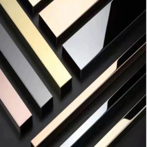 China Decorative And Protective Strips Made From Stainless Steel , Interior Design Trim supplier