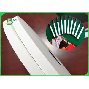 24GSM 25GSM Tobacco Wrapped Paper Good Tensile Strength Width 22 - 44MM
