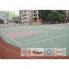 China SPU 3 - 7 mm Thickness Basketball Sport Court For All Year Round wholesale