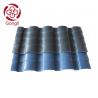 China Weather resistant plastic asa pvc synthetic resin tile maroon roofing tiles wholesale