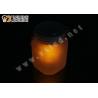 Orange, blue 105 * 105 * 165mm led sun jars, Moon Jar, Solar Power Sun Jar for