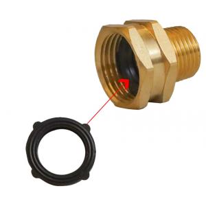 GHT To NPT Brass Tap Connector , 3/4" Female To 1/2" Male Garden Hose Adapter