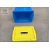 Rectangular Nesting Virgin PP Plastic Storage Box 50L With Locaked Lid 40*29*24