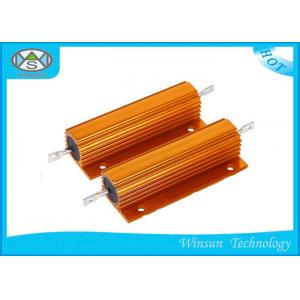 China High Voltage Wire Wound Power Resistor Winding Gold 200W 0.01 Ohm Resistor supplier