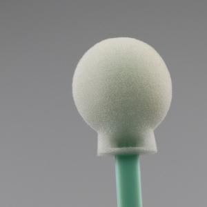 China 125mm Single Big Round Sponge Head Cleanroom Foam  Cleaning Swab supplier