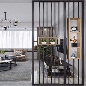 Room divider cabinet designs metal partition home restaurant decoration