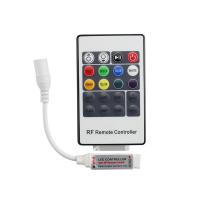 China Mini RF LED RGB Controller 20 Key Wireless Remote Control For LED Strip Lights on sale
