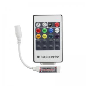 Mini controlo a distância sem fio chave do controlador 20 do diodo emissor de luz RGB do RF para luzes de tira do diodo emissor de luz