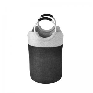 3mm 4mm Felt Storage Basket Collapsible Laundry Bags 39*68cm