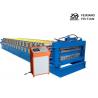 Trapezoid Double Layer Roll Forming Machine Steel Material For Roof Panel