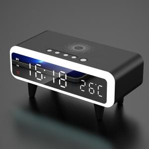 China Compatible Alarm Clock With Qi Wireless Charging supplier