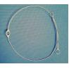 0.9x700mm Flanged Wire Heald Nylon Covered With Welded Eyelet