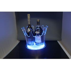 China 2014 New Model Led Ice Bucket with 7 color changing,Led ice buckets for bar,garden supplier