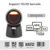 China USB Desktop Barcode Scanner Wireless Kiosk 2D Omnidirectional Bar QR Code Reader CMOS Light Source for Scanning Stock Product wholesale