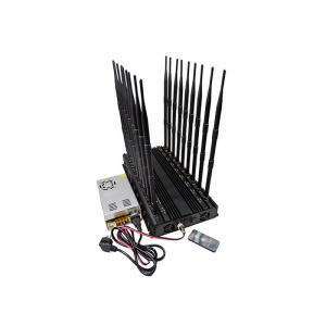 China 18 Antennas GPS Signal Jammer 2G 3G 4G WiFi GPS LOJACK With Infrared Remote Control supplier