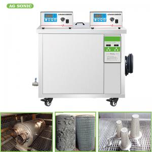 China Electrostatic / Grease / Hydraulic Ultrasonic Filter Cleaning Machine 40khz Frequency supplier