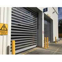 China Remote Control Power Coated Roll Up Door 220mm Aluminum Slats on sale