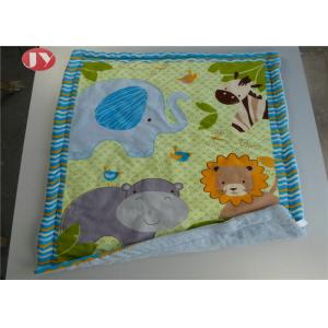 Patterns Animals Personalized Baby Blankets Ashable Velour Baby Quilt Reversible Sherpa Backing