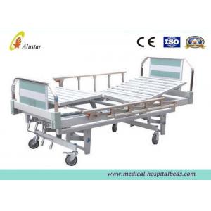 China Aluminum Pipe Medical Hospital Beds Manual 3 Crank Bed For Hospital Care (ALS-M314) supplier