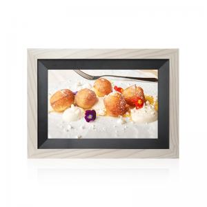 20W 200cd/m2 BOE 21.5in Wooden Digital Photo Frame