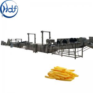 China Frozen French Fries Making Machine Potato Chips Machine Potato Chips Plant Cost Chips Production Line French Frise Vegetables CE supplier