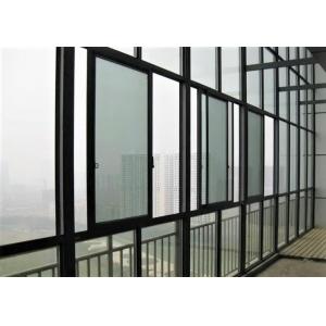 3 Tracks Aluminium Sliding Window Profile Double Glazed Window Profiles OEM Design