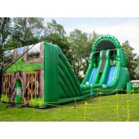 China Crazy Adult Inflatable Interactive Game Large Inflatable Zip Line With Repair Kit on sale
