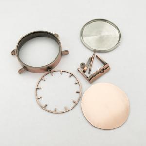 Al6061 CNCの機械化の腕時計は青銅色に時計ケースの部品の投げを分ける