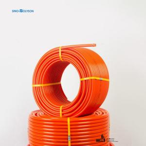 China Automatic PE Electrical Conduit Orange Tube Pipe Hose Making Machine 18.5kw supplier