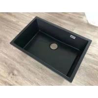 China Black Electroplating Single Bowl Steel Sink For Kitchen And Bathroom on sale