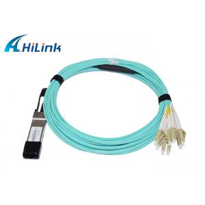China 40G QSFP+ To 8x LC Connectors Active Optic Cable 5M AOC VCSEL Array supplier