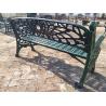 Outdoor Furniture Moose Metal Park Benches , Cast Iron Garden Chairs For Park