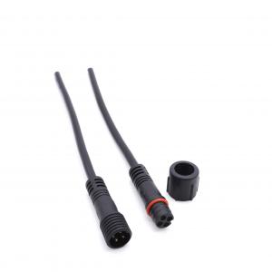 China Plastic 3 Pin E Bike Battery Connector , M11 Outdoor Wire Connector supplier