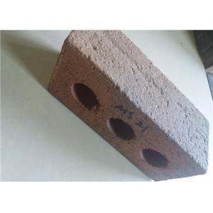 High Strength Perforated Clay Bricks Rough Surface 210x100x65mm