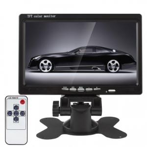China Universal Waterproof 7 Car Tft LCD Monitor Reverse Camera Input supplier