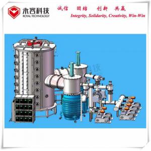 China Stainless Steel Sheets Vacuum Coating Equipment , Large size SS sheets Multi Arc Coating Machine supplier