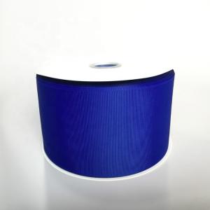 China 75MM Width Decorative Grosgrain Ribbon Double Face Type Solid Color Pattern wholesale