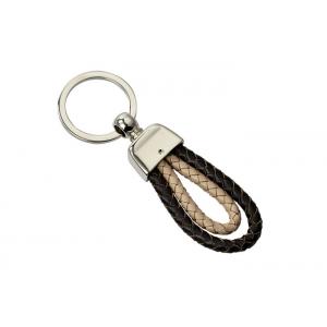 Weave Knitting Handmade Car Key Holder PU Braided Rope Leather Key Chains