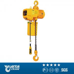 China Yuantai 2t monorail traveling electric chain hoist for sell supplier