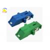China SC APC Fiber Optic Adapter LC MTRJ Zirconia Plastic 0.2dB With Internal Shutter for sale