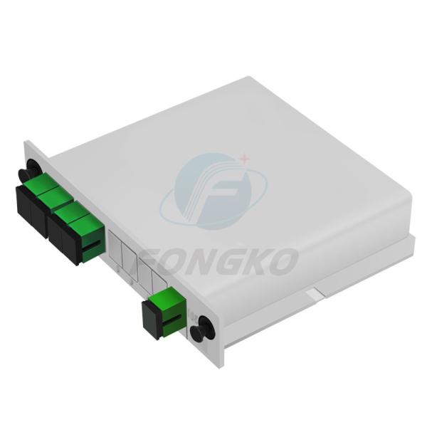 Тип тип Splitter кассеты одиночного режима 1260-1620nm Sc Apc высокой эффективности 1*4 ввода волокна Plc