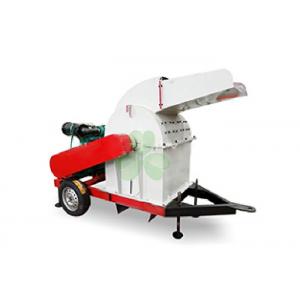 China Energy Saving Grass Crusher Machine / Industrial Wood Pallet Crusher 4pcs Blades supplier