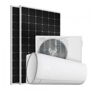 China Hybrid Ac Dc Solar Powered Air Conditioner Split Unit Ac System 60HZ supplier